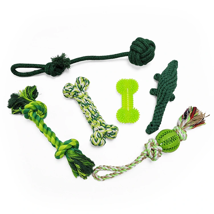 6 Packs Dental Cleaning Dog Chew Toys