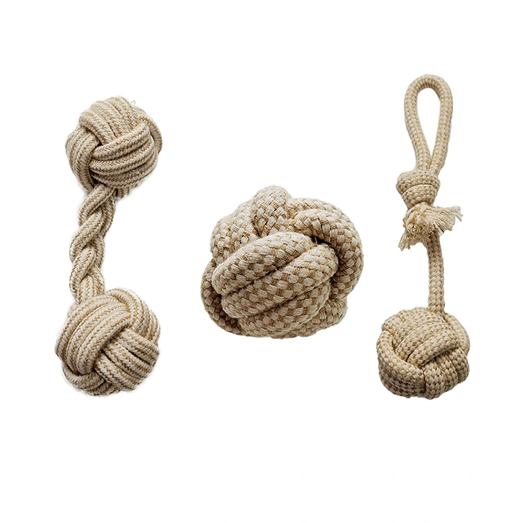 Assorted Rope Dog Toys Hemp Cotton