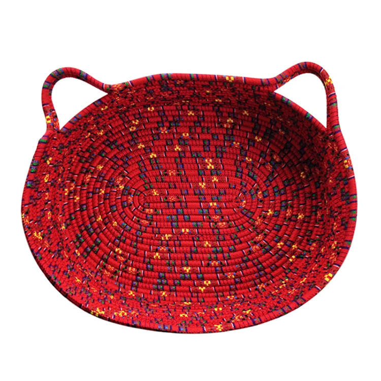 Cotton Rope Handwoven Dog Cat Bed