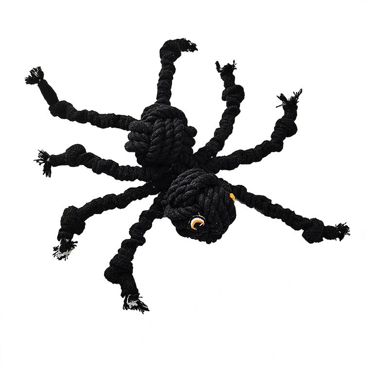 Handmade Spider Cotton Rope Toys for Dog