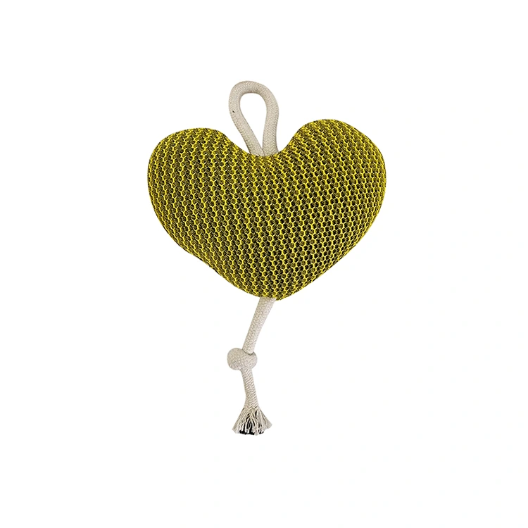 Heart Shaped Rope Pet Toy