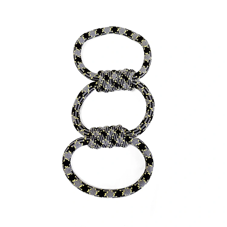 Indoor Outdoor 3 rings Pet Chew Toy