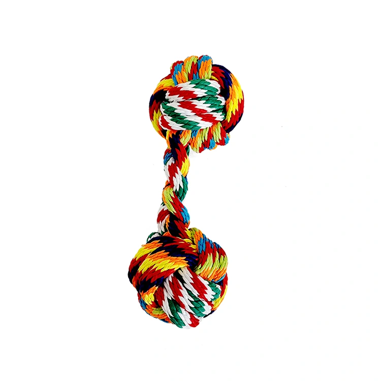 New Braided Rope dumbbell Toys
