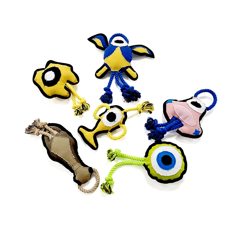 Novelty Dog Canvas Rope Toy