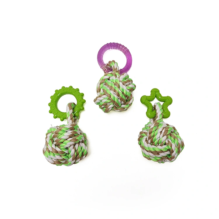 Pet Supply Natural Cotton Hemp Rope Ball