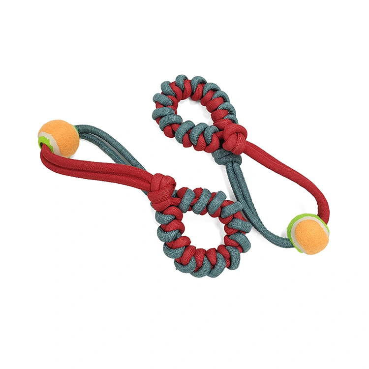 Tennis Ball Cotton Rope Toys